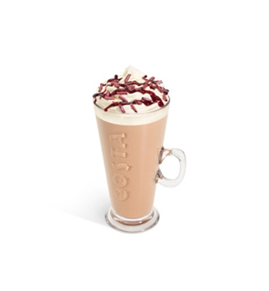 costa irish velvet hot chocolate
